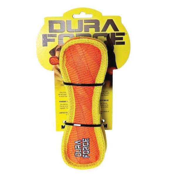 Orange/Yellow 21cm DuraForce Junior Bone Dog Toy