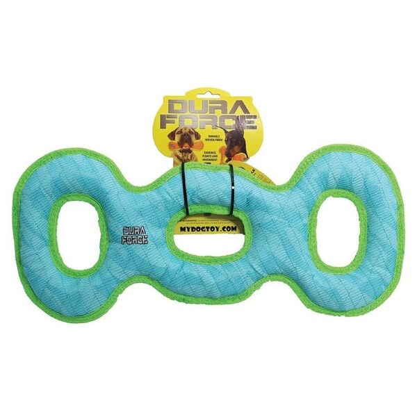 Blue/Green 53cm DuraForce 3 Way Tug Dog Toy