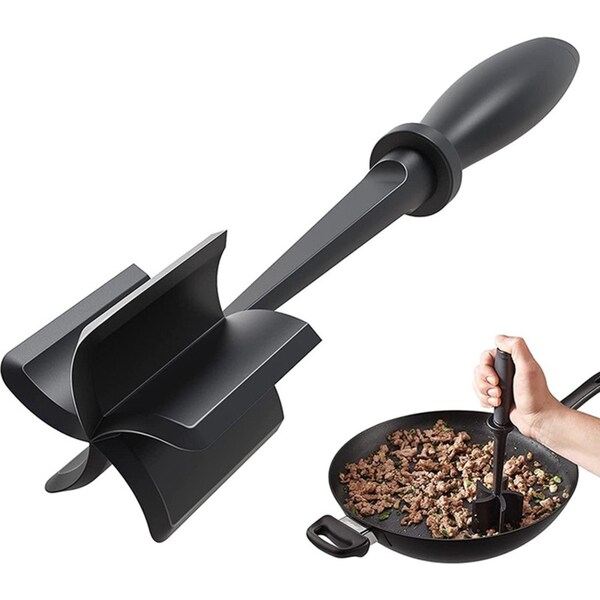 Meat Chopper Heat Resistant Hamburger Chopper Non Stick Nylon Meat Chopper