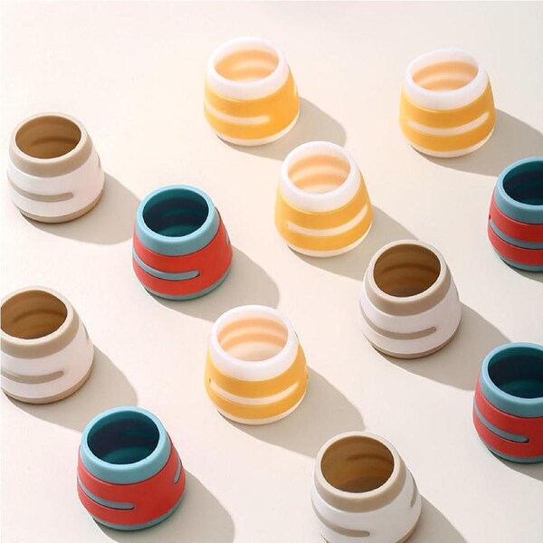 12Pcs Universal Silicon Furniture Legs Protection Cover Chair Leg Caps