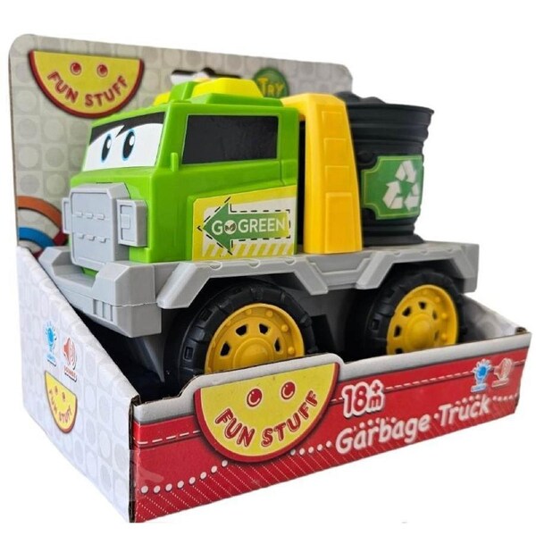 Fun Stuff Toy garbage truck with Sound and Lights 18m+