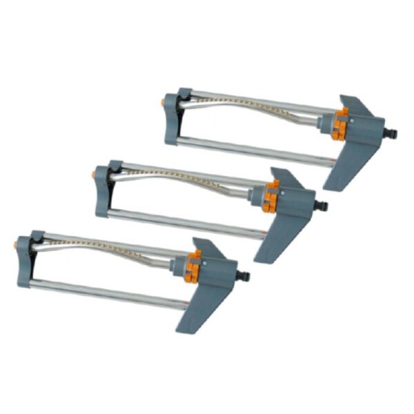 19 Hole Oscillating Sprinkler Home Garden Lawn Grass Watering Equipment - 3x