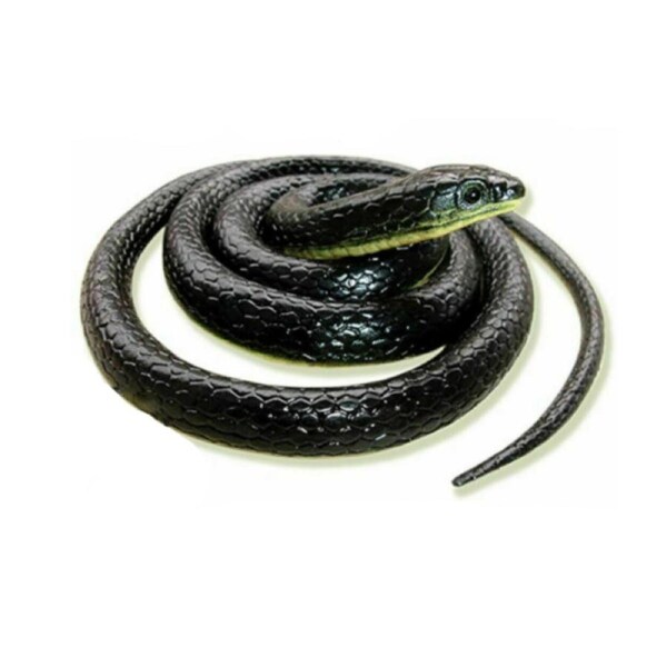 Rubber Snakes Realistic Trick Simulation Whimsy Fake Garden Pretend Toy - 1.3m