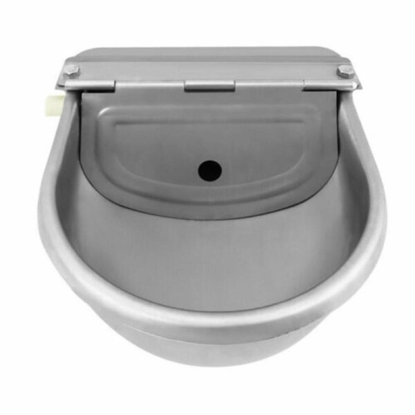 Water Trough Stainless Steel Bowl Auto Drinking For Dog Horse Chicken Auto Fill