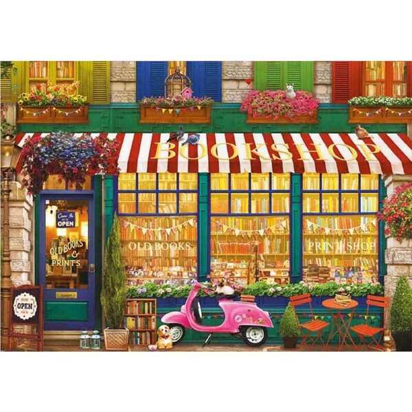 Educa - Vintage Bookshop Puzzle 4000pc
