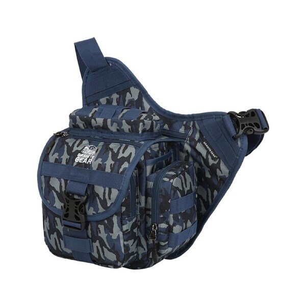 Granite Gear Waterproof Funny Bag Travel Bum Bag Camping Hiking Cross Shoulder Bag G7556 Camouflage Blue