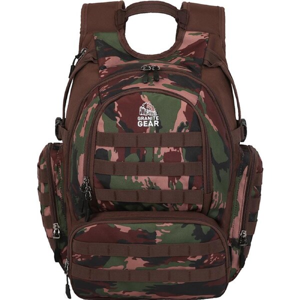 Granite Gear Waterproof Camping Hiking Backpack Outdoor Sports Gym Shoulder Bag 15" Laptop Backpack G7565 Camouflage