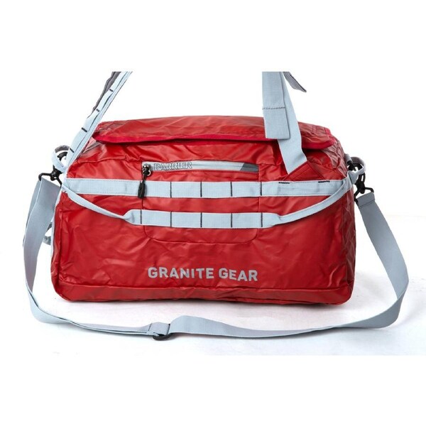 Granite Gear Foldable Duffle Bag With Backpack Straps Waterproof Sports Gym Duffel Bag Crossbody Camping Hiking Bag G5035 Red