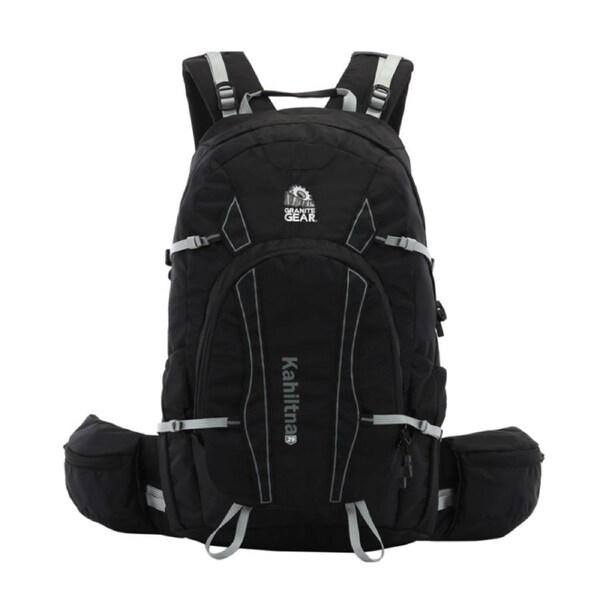 Granite Gear Waterproof Camping Hiking Backpack Outdoor Sports Gym Shoulder Bag 15" Laptop Backpack G7116 Black