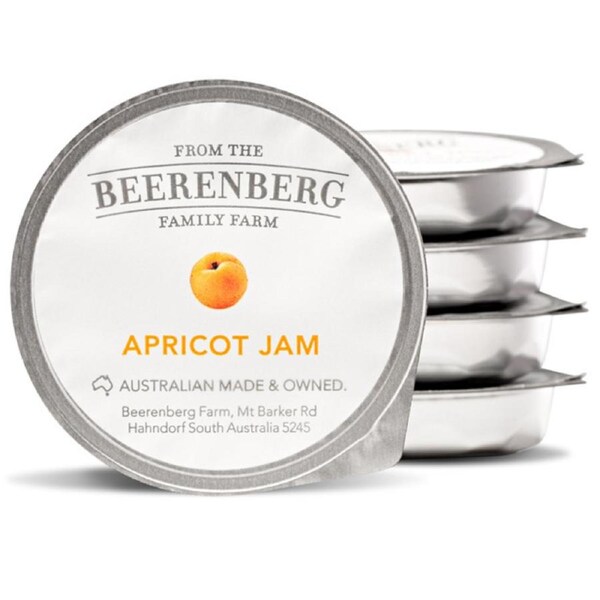 120 x Beerenberg Apricot Jam 14G