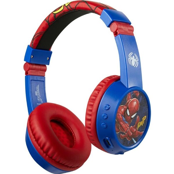 Marvel: Spiderman Bluetooth Wireless Headphones with Built-In Microphone