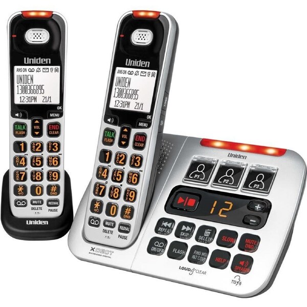 Uniden SSE45+1 Sight & Sound Enhanced Cordless Digital Phone System
