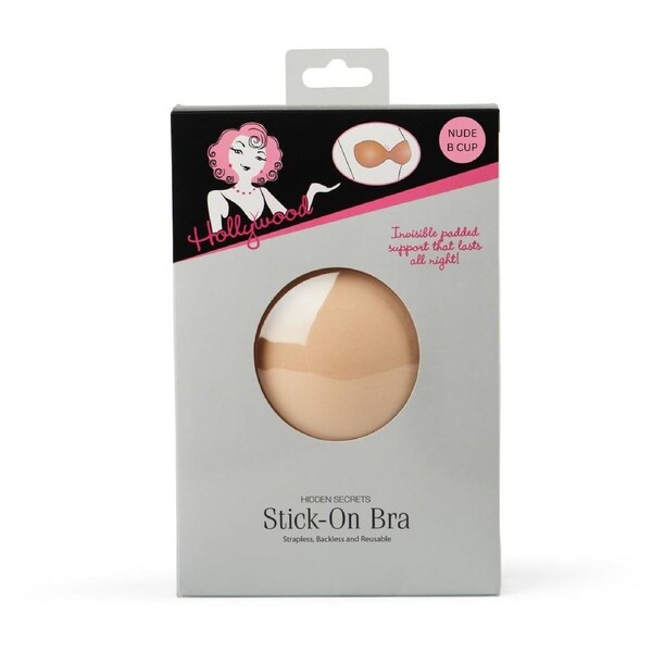 Hollywood Fashion Secrets Stick-On Bra - B Cup - Nude