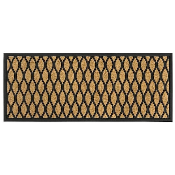Acadia Synthetic Double Door Mat - Eye