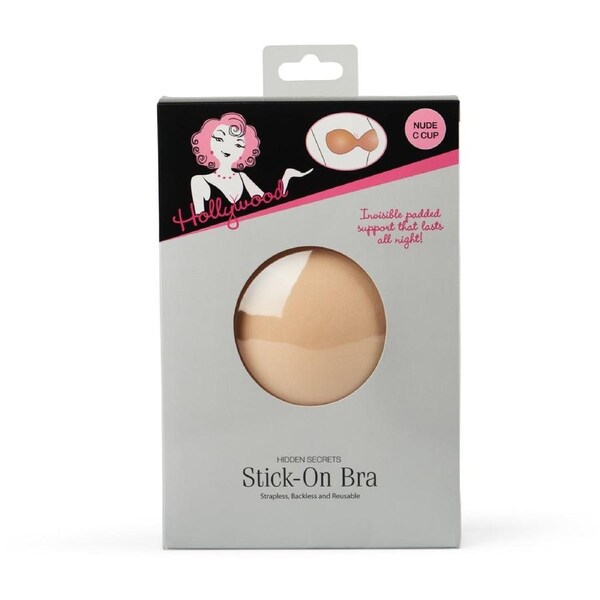 Hollywood Fashion Secrets Stick-On Bra - C Cup - Nude