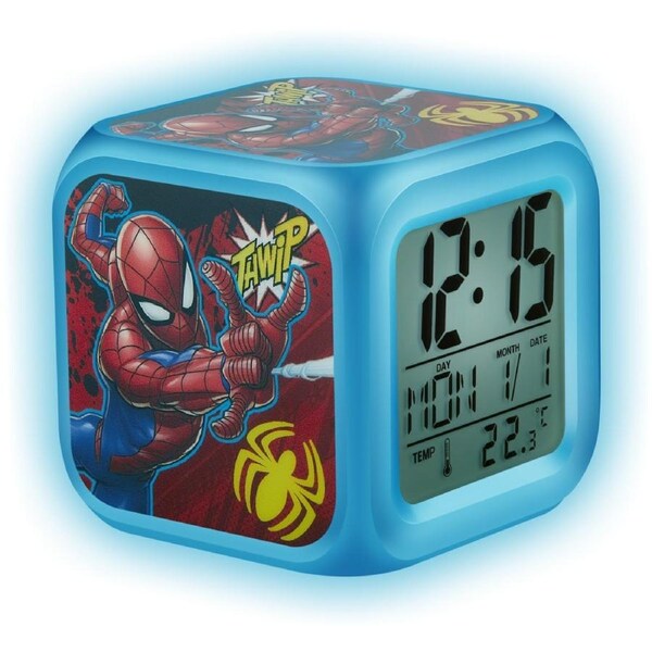 Marvel Spider-Man Glo-Clock