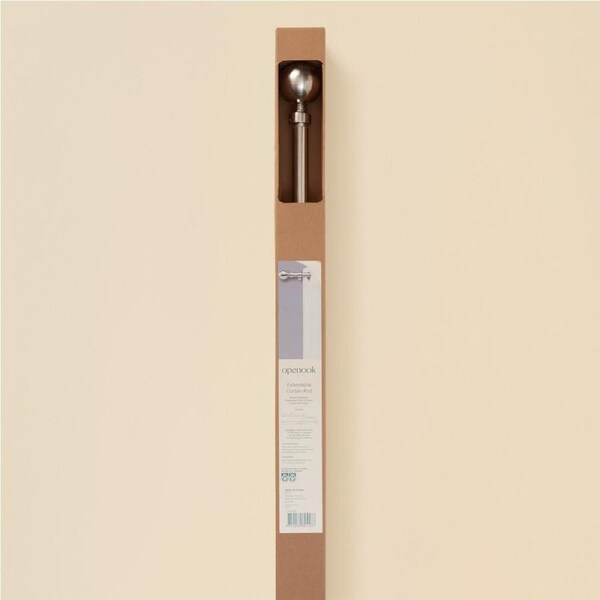 Openook Extendable Curtain Rod 171-300cm - Silver