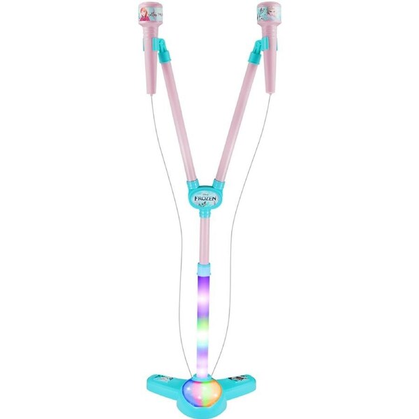 Disney Frozen Dual Microphone Bluetooth Karaoke Stand with Voice Effects