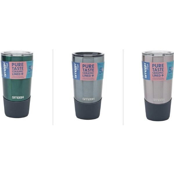 Smash Blue Stainless Steel Ceramic Lined Barista Cup 355mL - Assorted*