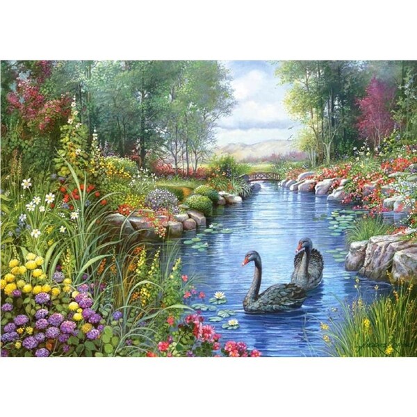 Castorland - Black Swans, Andres Orpinas Puzzle 1500pc