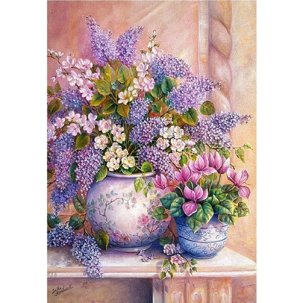Castorland - Lilac Flowers Puzzle 1500pc