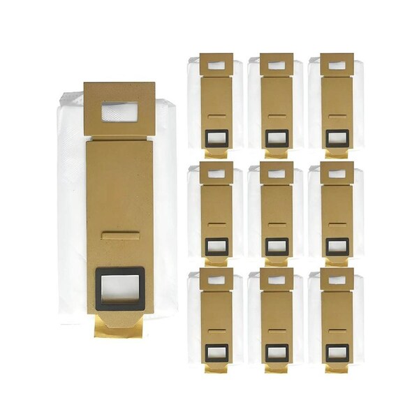 9x Vacuum cleaner bags for Roborock S7+/ S7 MaxV Plus Auto-Empty docking station