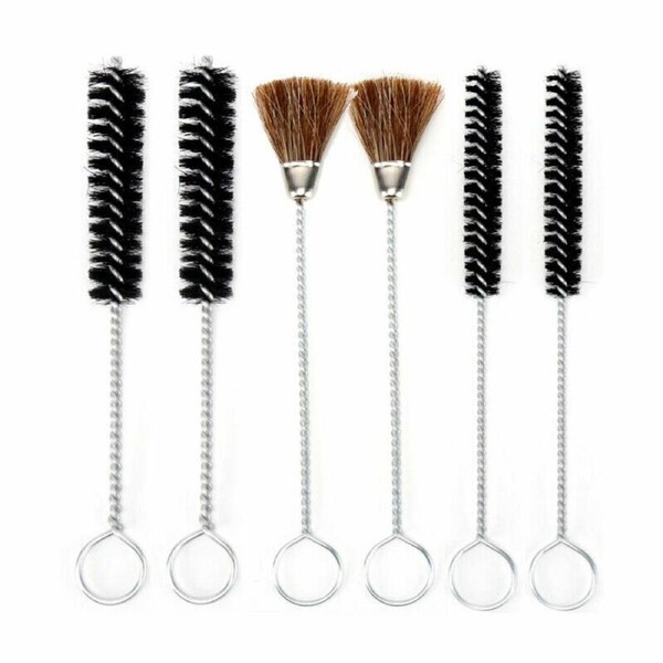 Ozoffer 6Pcs Wire Brush Set General Cleaning Stainless Steel Handles Handy Hardware