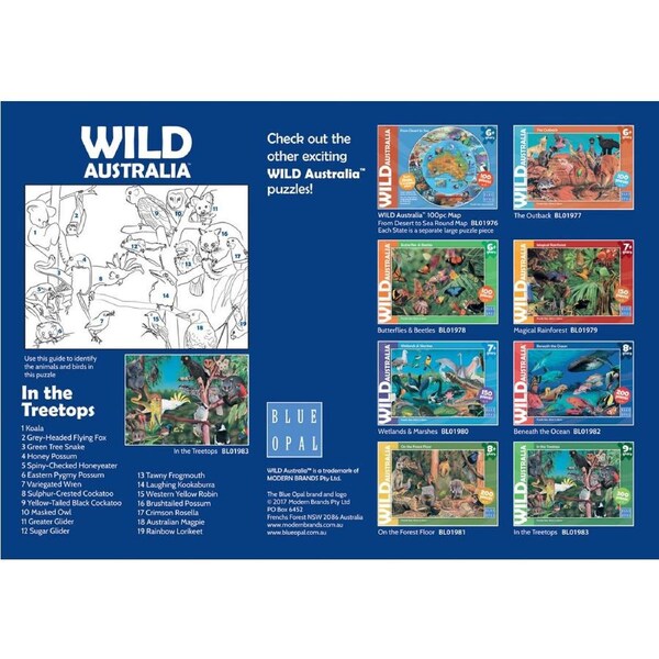 Bopal Wild Aust In The Treetops Puzzle 300 Pce