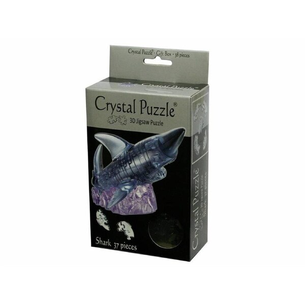 3D Black Shark Crystal Puzzle