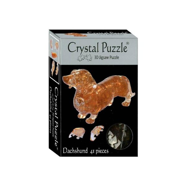 3D Dachshund Crystal Puzzle