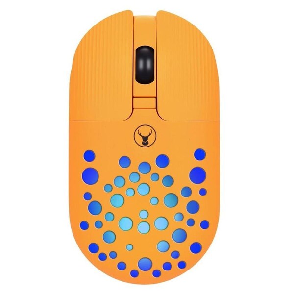 Bonelk M-270 Wireless Bluetooth USB-C RGB 4D Mouse 1200DPI For Laptop/PC Orange