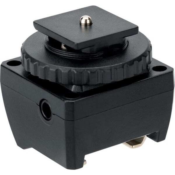 Universal Hot Shoe Mount Adapter with 3.5mm&PC Port for Monolight Flash LED Light Studio Strobe System Hot Shoe Adapter