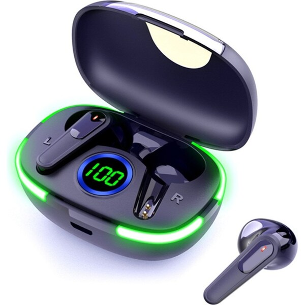 TWS Wireless Bluetooth Headset with Mic LED Display Earbuds Wireless Headphones