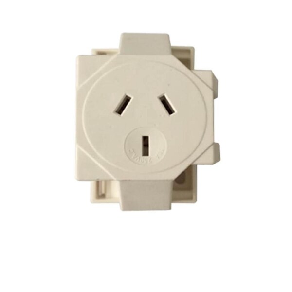 CLA LIGHTING 3-Pin Quick Connect Single Surface Socket - 10A 240V - Box of 10