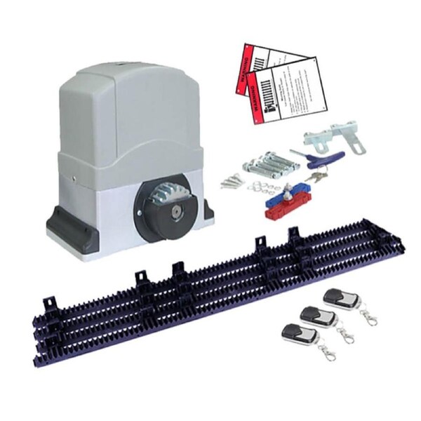 RANDY & TRAVIS MACHINERY 1800KG Automatic Sliding Gate Opener with 4m Rail