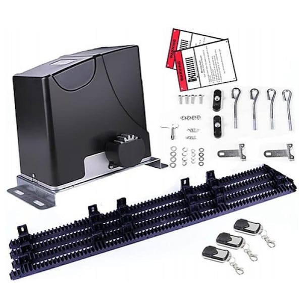 RANDY & TRAVIS MACHINERY 1000KG Automatic Sliding Gate Opener with 4m Rail