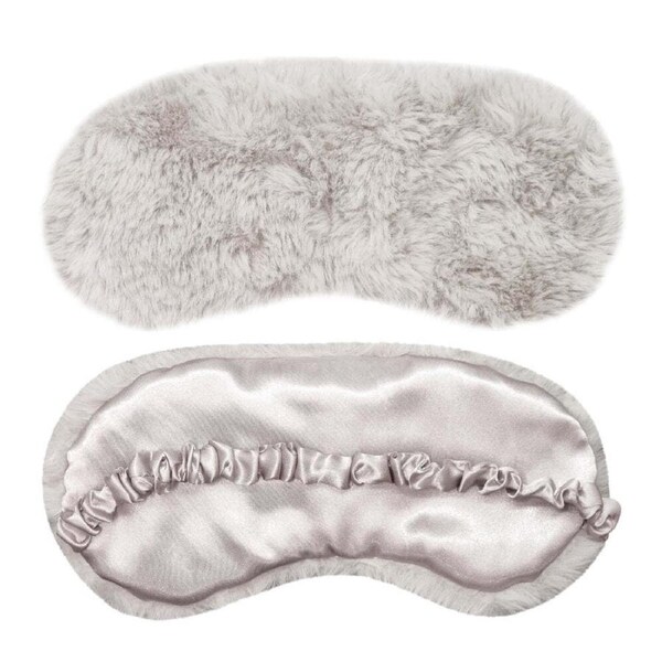 J. Elliot Holly 20x10cm Sleeping Eye Cover Travel Shade Mask Soft Padded Dove