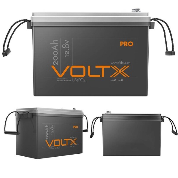VoltX 12V Lithium Battery 200Ah LiFePO4 Deep Cycle