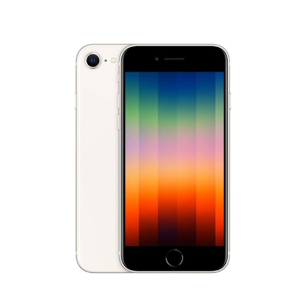 (Refurbished) Apple iPhone SE3 128GB Starlight (Excellent Condition)