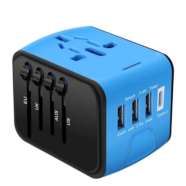 Travel Adapter,Universal Travel Adapter,All-in-one International USB Travel Adapter