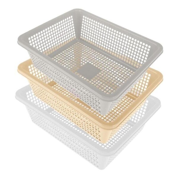 6pcs Storage Baskets Multi-Purpose Home Master Space Saving Assorted - 26 x 20cm