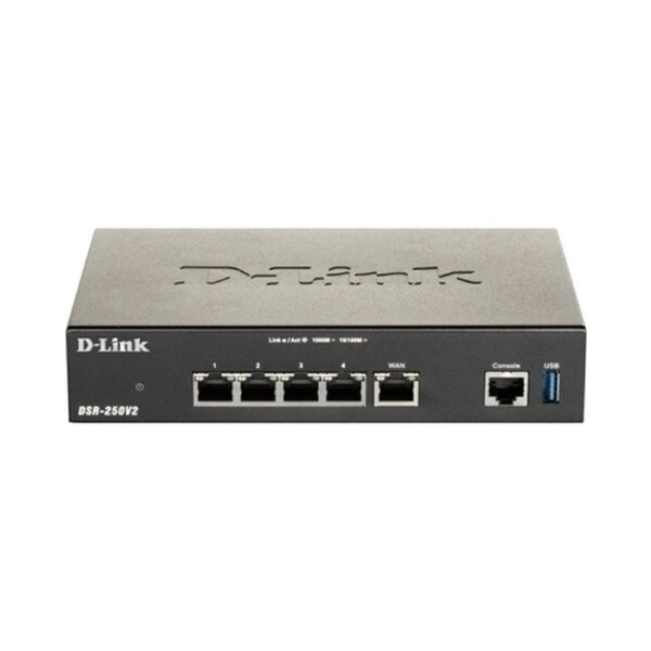 D-Link DSR-250V2 5-Gigabit Port VPN Router