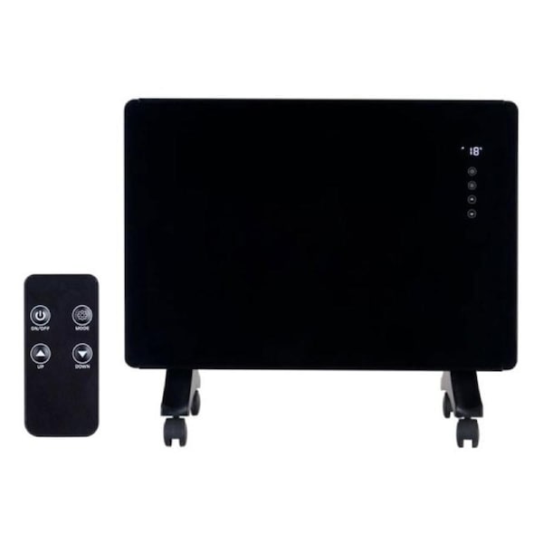 Airo by Rinnai 1000W Black Electric Panel Heater with Timer & Remote