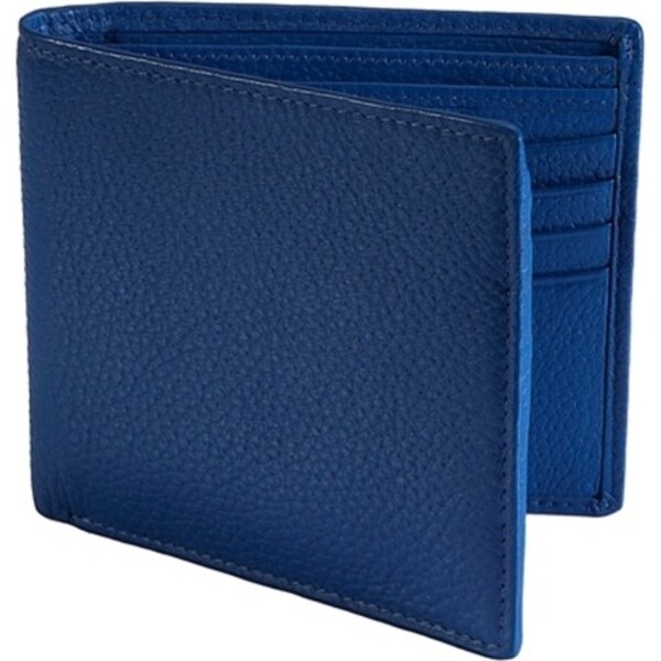 Dents RFID Pebble Grain Billfold Wallet - Royal Blue