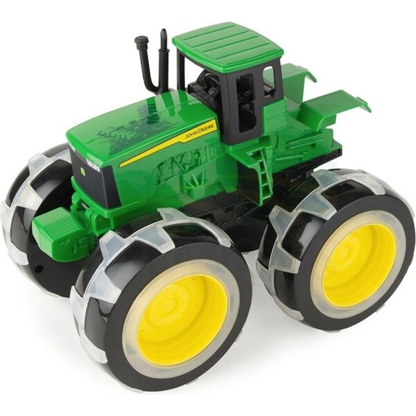 John Deere Monster 23cm 4WD Tractor w/ Treads Light Wheels Kids Toy 3y+ Green