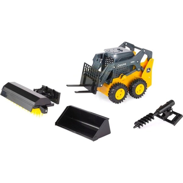 John Deere 1:16 318G Farm Skid Steer Vehicle Kids Toy Childrens Set 20cm 3y+