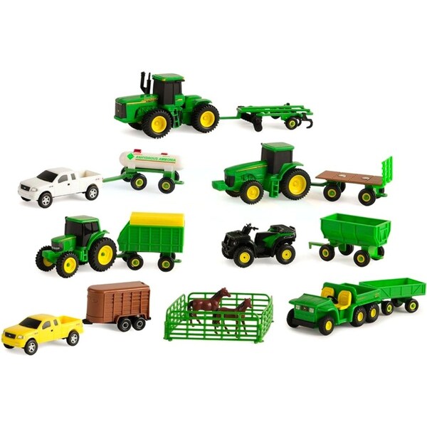 20pc 1:64 John Deere Vehicle Farm Kids/Children Play Toy Value Set Assort 5+