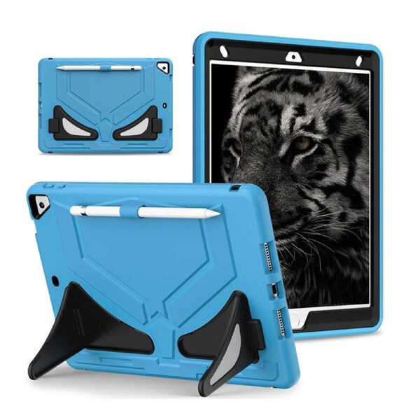 Nevenka iPad Case Heavy Duty with Kickstand for iPad 10.2 inch 2021/2020/2019-LightBlue