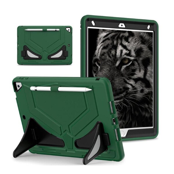 Nevenka iPad Case Heavy Duty with Kickstand for iPad 10.2 inch 2021/2020/2019-GreenBlack