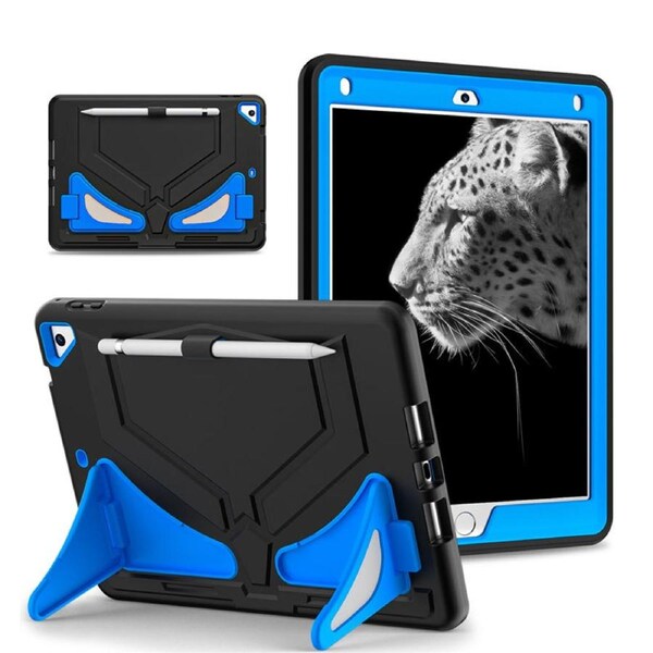 Nevenka Tablet Case Rugged with Kickstand for iPad 6th/5th Generation 2018/2017-BlackBlue